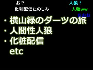 ニコナマケット企画発表「横山緑のダーツの旅」