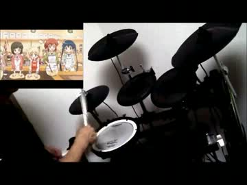 【ドラム】【きんいろモザイク ED / Your voice】叩いてみたました