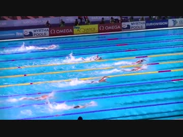 世界水泳バルセロナ 男子4x200M フリーリレー決勝