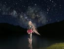If I turned around, I'd see a crescent moon.