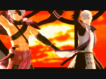 【MMD】二人でロミシン踊ってもらいました【戦国BASARA】