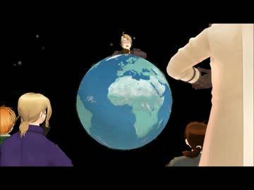 【APヘタリアMMD寸劇】ゆっくりで連合の逆襲？