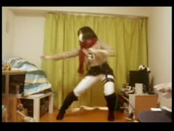 【進撃の巨人】リズム感０のミカサがソーラン節を踊ってみた