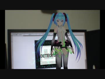 Oculus Rift でミクさんに画面の中から出てきて頂いた