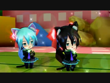 【MMD】黒髪謎ポニテとポニテで