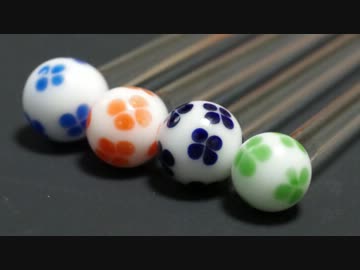 夏なのでマドラー作ってみた【ガラス細工】