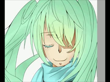 非常に似ていない初音ミクちゃん描いてみた。（後編）