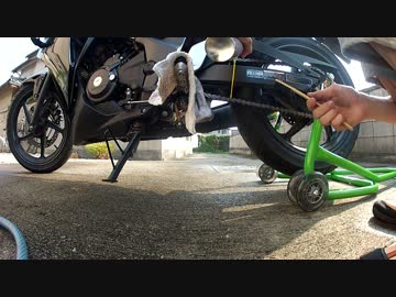 バイクで出かけてみた！！洗車編