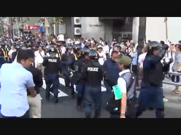 【在特会】平成25年8月15日　反天連カウンター【その10】