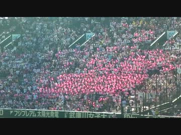 『あまちゃん』応援を３塁側より（2013夏の甲子園　延岡学園）
