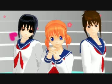 【MMD銀魂】ヘビーローテーショォォォォオオオン！！！【GTM48】