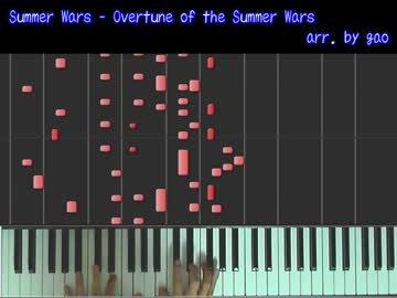【ピアノ】サマーウォーズより - Overture of the Summer Wars