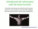 Rutinas Para Subir Masa Muscular