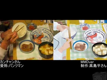 【比較】パンツマンの大根と豚肉の煮物。【ＭＭＤ】