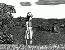 gifアニメ　girl and bird