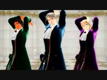 【APヘタリアMMD】悪友トリオでGirls【PBF】