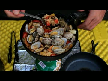 【山パエリア】山でパエリアが食べたい！【作ってみた】