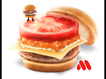 モスバーガーを描いてみた