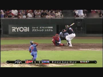 バレンティン3試合連続47号場外ホームラン