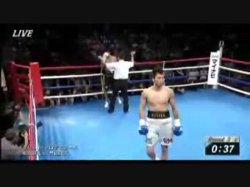 【ゴールドメダリスト】Boxing 村田諒太 VS 柴田明雄　ダウン&amp;TKOシーン