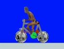 ガバガバ物理演算で野獣先輩自転車を作ったBB.phz