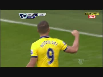 【EPL13-14】　フラム×アーセナル ハイライト