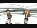 【進撃のMMD】兵長とペトラでSpring Shower