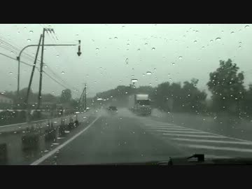 大雨の現場を走ってみた Part.2