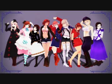 Apヘタリアmmd 威風堂々 にょたりあメイン ニコニコ動画
