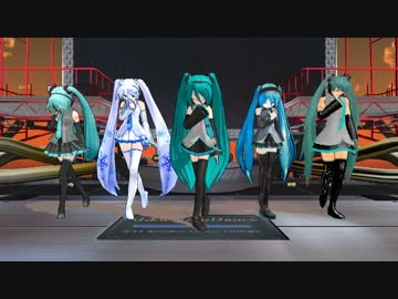 『ミク誕生２０１３』　ミクさん５人でみんなみくみくにしてあげる♪