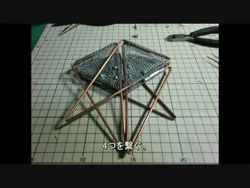 卓上ミニ焚火台を作ってみた。