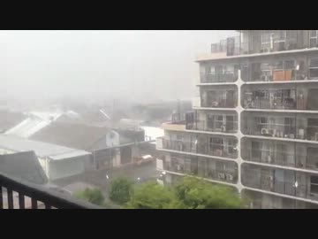 千葉県野田市竜巻20130902気がついたら竜巻の中？