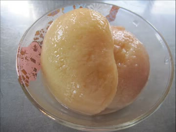 桃のコンポート