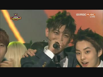 EXO-Growl&amp;Today's Winner@Show Champion【130904】