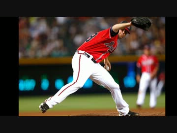 独特のフォームで投げるルーキー アレックス・ウッド投手