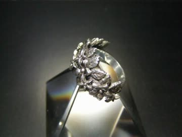 【とある指輪の花飾り】指輪を作ってみた【シルバー】