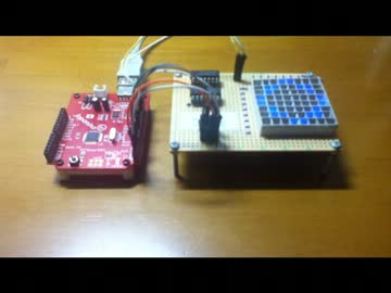 LEDマトリクスで忍野忍を光らせてみた