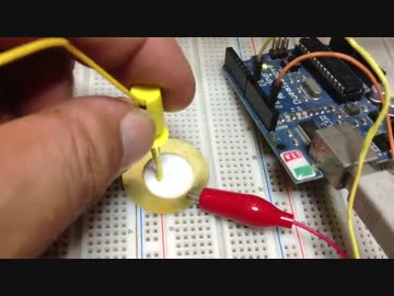 圧電素子とtone関数のテスト