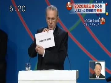 2020年 オリンピック開催都市に決定した東京都UC