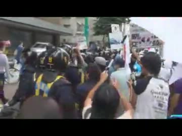 【2013/9/8】東京韓国学校無償化撤廃デモin新大久保　3/7