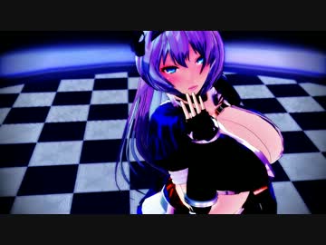 【MMD】アスール娘でMasked bitcH【3Dカスタム少女】
