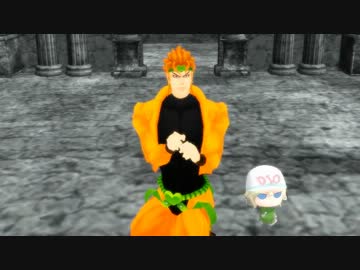 【MMD】　DIO様達は何て言ってるでしょうか　【ジョジョ】
