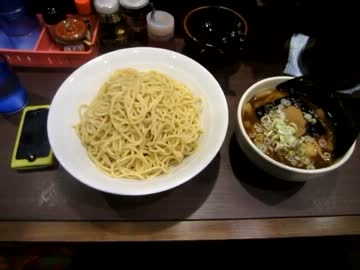 【大食い】龍ノ蔵でつけ麺＋メガ盛り＋ドラゴンのせ＝２ｋｇ越え