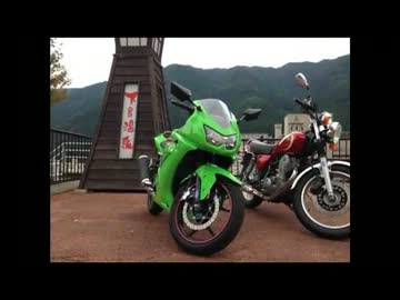 NinjaとSRのツーリング動画（下呂温泉編）