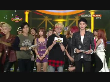 130911 Show Champion 1位発表 Teen Top - Rocking