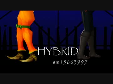 【ジョジョMMD】DIO・ジョナサン・ジョルノでHYBRID