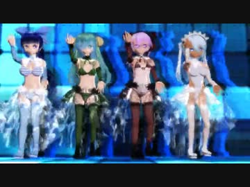 【MMD】カス子４人で『PrismHeart』
