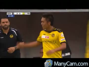 9/14(土) 移籍後5ゴール目　久保裕也　ヤングボーイズVSユベントス