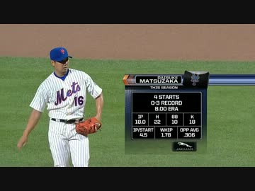 松坂復調、今季初勝利 ７回２安打１失点３四死球３奪三振 2013/9/15