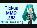 【MikuMikuDance】Pickupランキング.263　(09/02～09/15)【MMD】